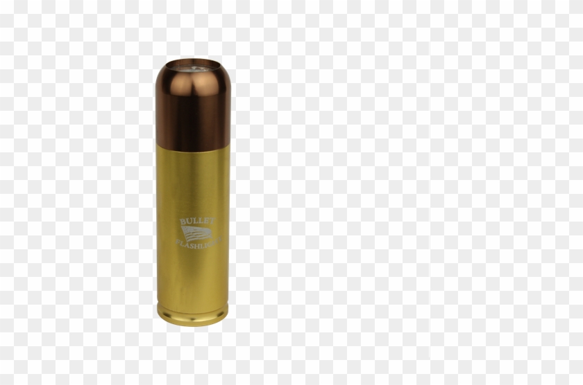 Lanterna Nautika Bullet Flashlight Dourada - Bottle Clipart #4243867
