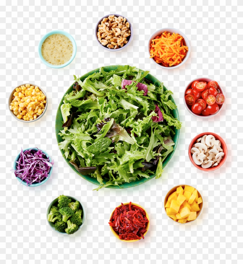 Salad Bar - Garden Salad Clipart #4243872