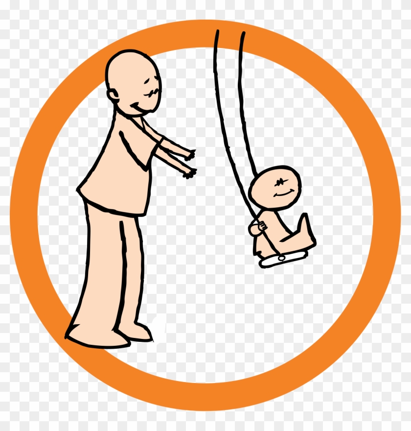 2000 X 2000 5 - Pushing Someone On A Swing Clipart #4244168