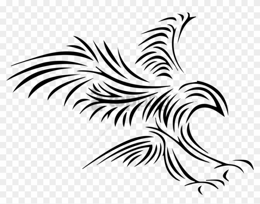 Free Png Eagle S - Tribal Bird Clipart #4244171