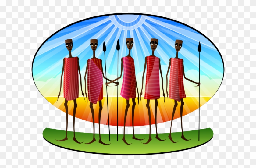 Tribal Clipart Tribal Art - Tribe Clipart - Png Download #4244295