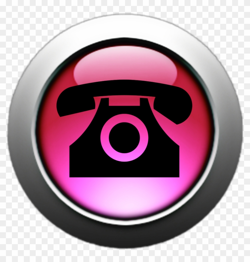 #icon #phone #button #round - Circle Clipart