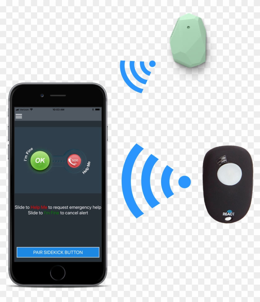 App, Beacon And Sidekick - Iphone Clipart