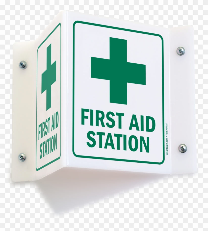 First Aid Station Sign - Sign Clipart