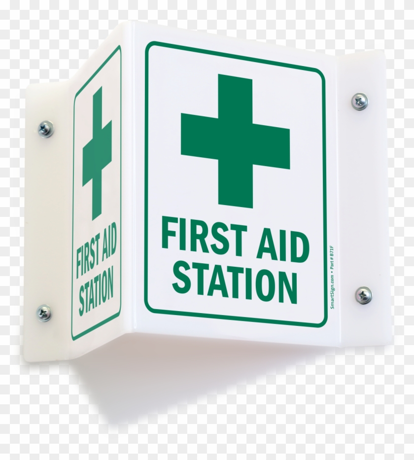 First Aid Station Sign - Sign Clipart #4244819