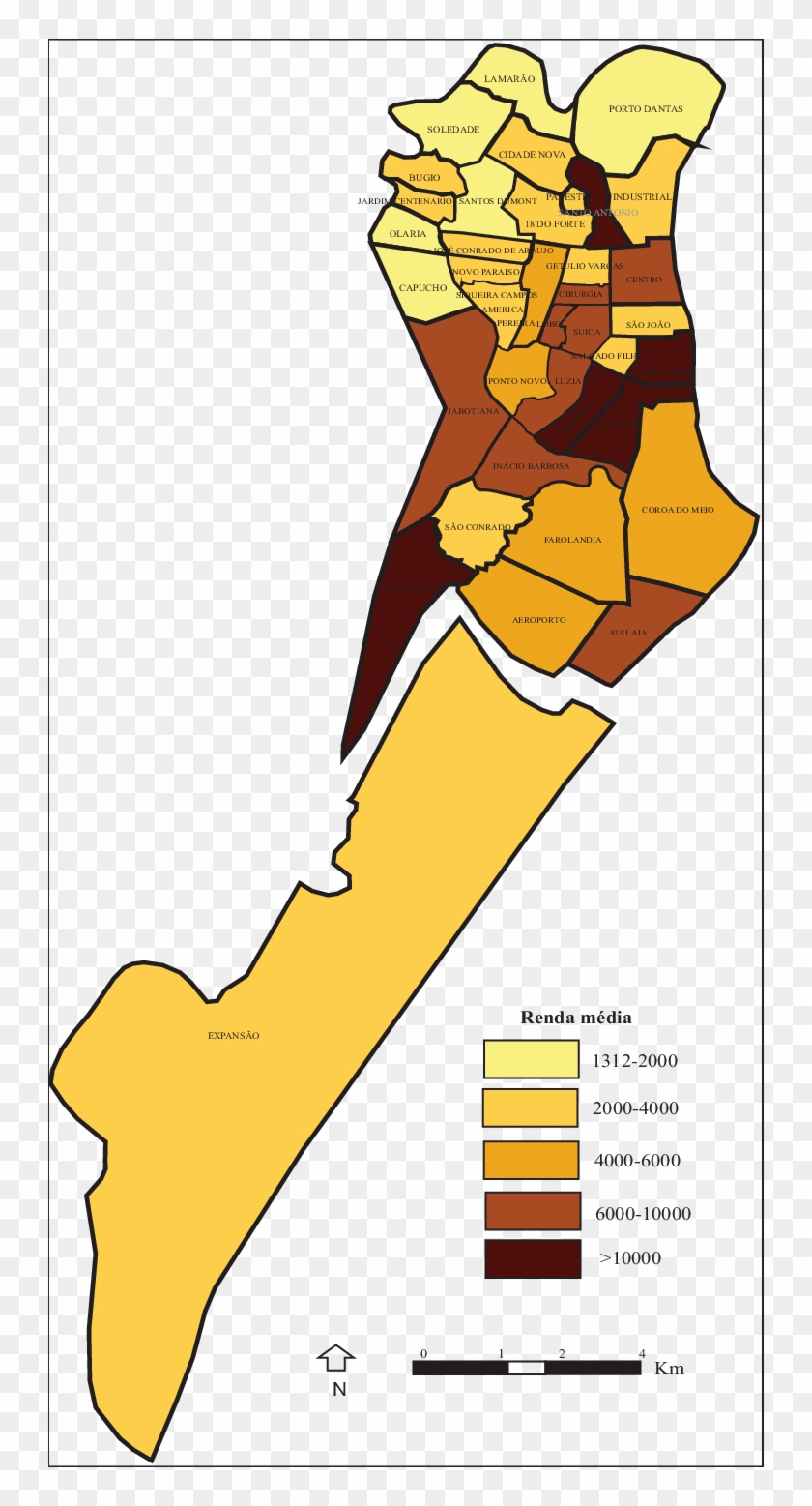 Comparação Entre Renda Média Familiar E População Residente - Illustration Clipart