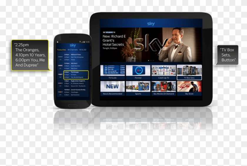 Free Png Sky Store On Phone Png Image With Transparent - Sky+ App Clipart #4245193