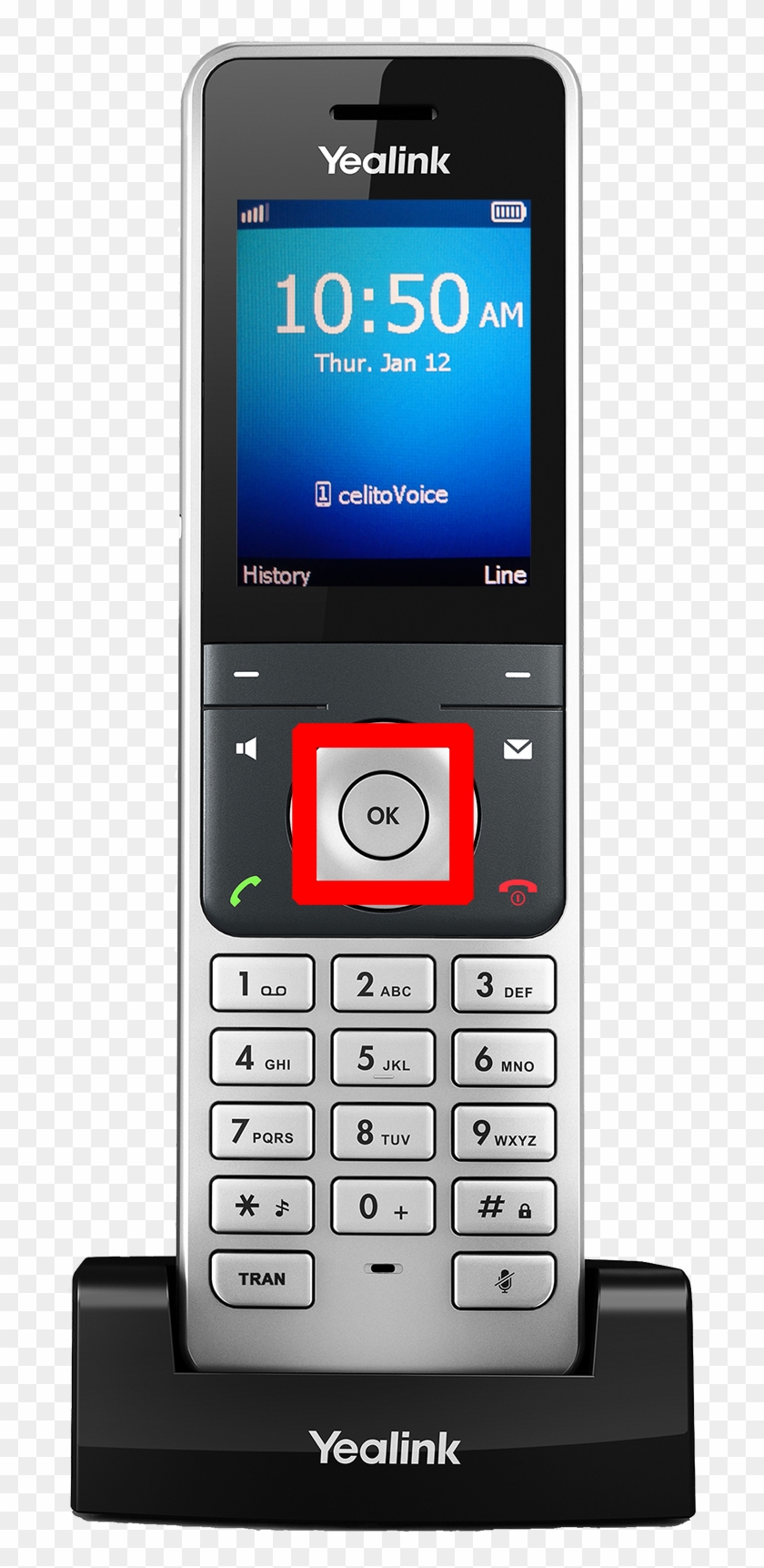 Instructions - Yealink W56h Clipart