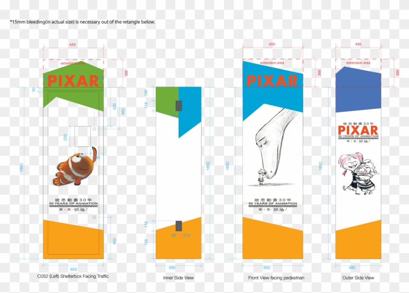 Alternative Bus Stop Flat-ship Advisement And Extension - Graphic Design Clipart