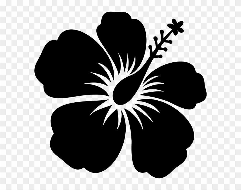 Hibiscus Flower Icon - Illustration Clipart