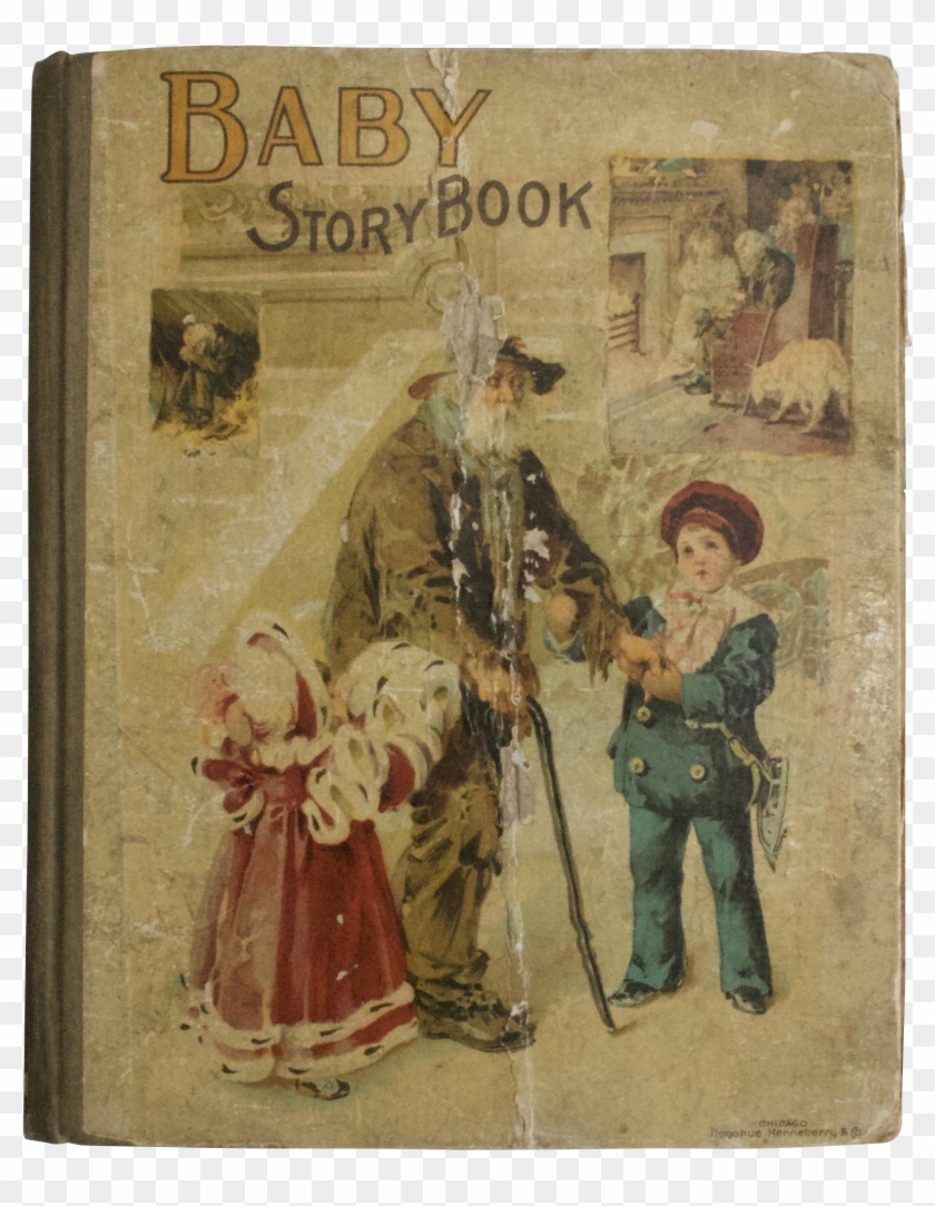 Rare Circa 1896 Baby Storybook Victorian Era Illustrated - Art Clipart