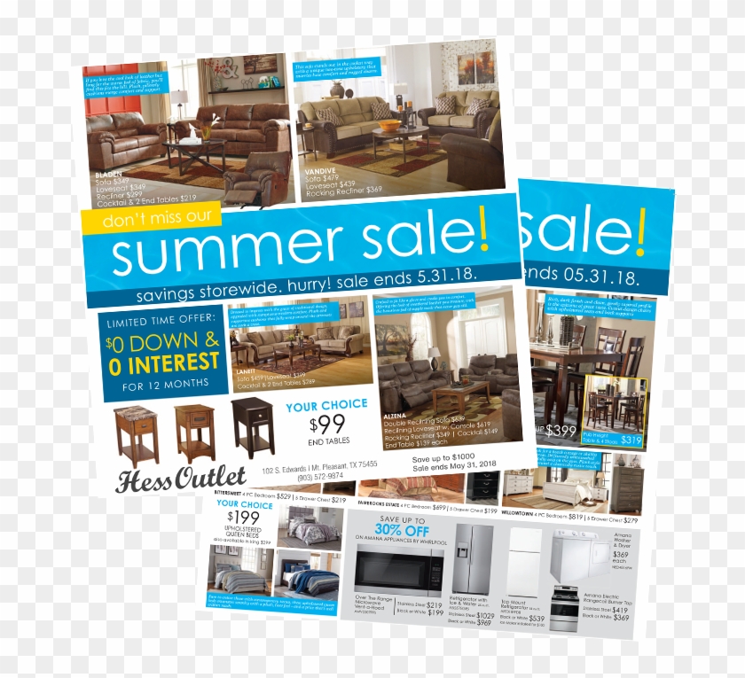 Summer Sale Ad - Magazine Clipart #4245746