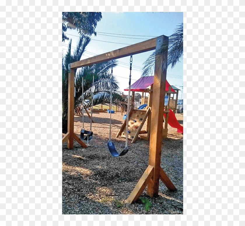 Timber Swing Frames - Aarons Outdoor Swings Clipart #4245839