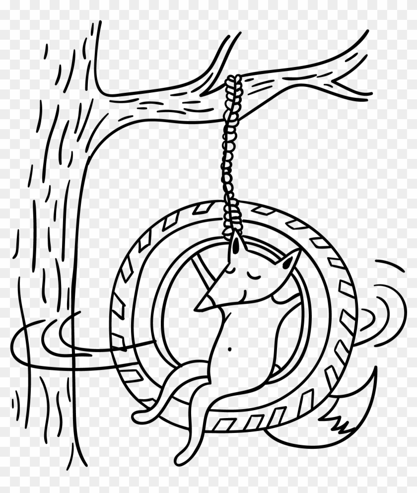 Swings Drawing At Getdrawings Com Free For - Illustration Clipart #4245860