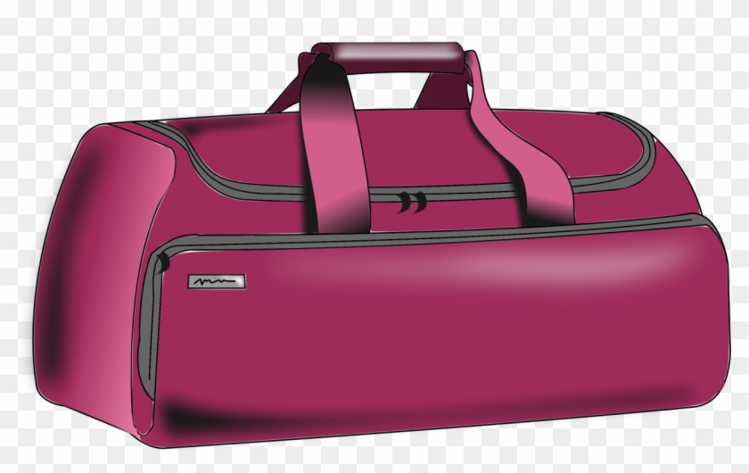 Duffel Bags Baggage Handbag Bag Tag - Duffel Bag Clip Art - Png Download #4245863