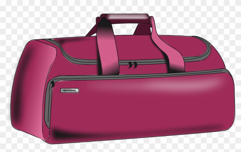 Duffel Bags Baggage Handbag Bag Tag - Duffel Bag Clip Art - Png Download