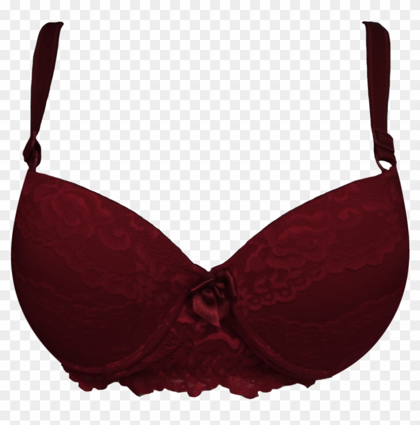 Sutiã Em Microfibra Renda Alça Reforçada - Brassiere Clipart #4246076