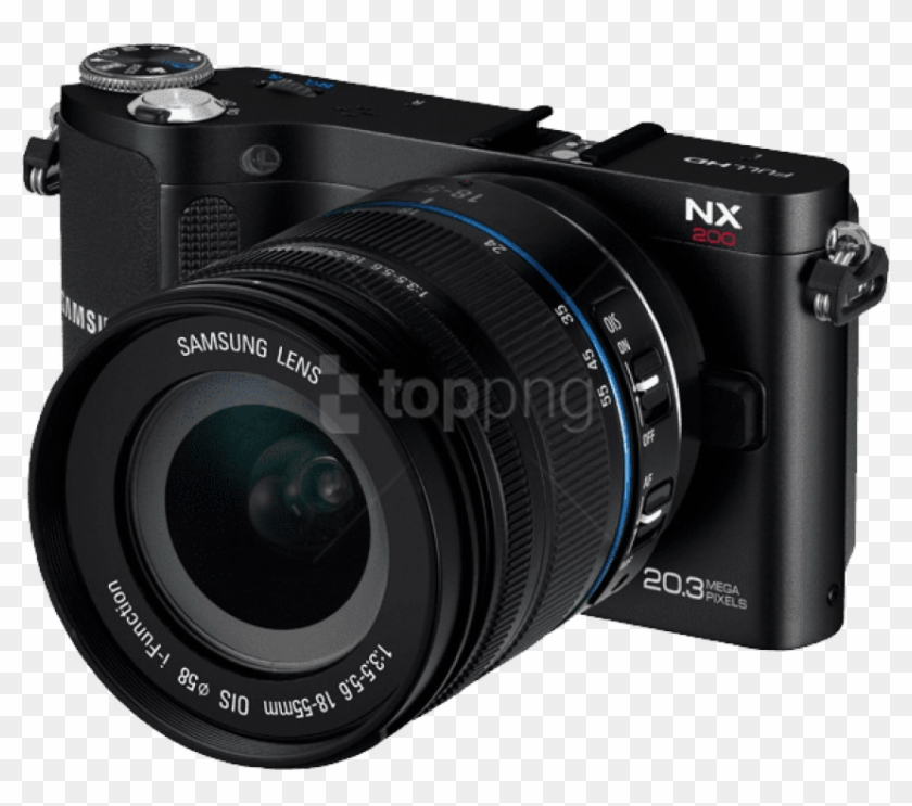 Free Png Download Digital Photo Camera Png Images Background - Samsung Nx200 Clipart #4246184