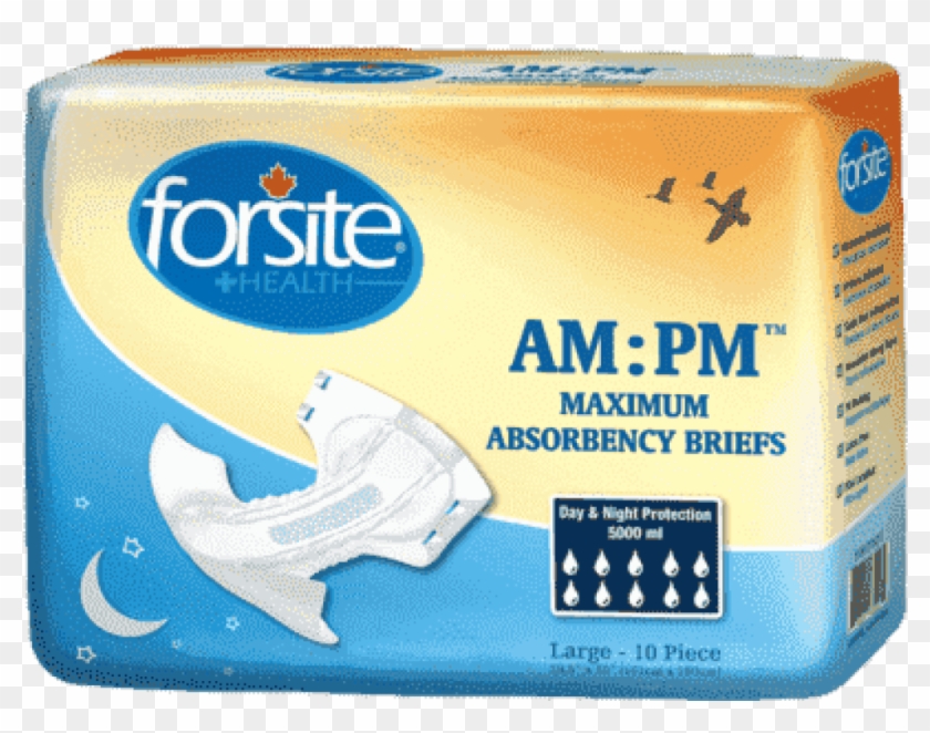 Absorbency, Plastic Backed, All White - Change Complet Forsite Clipart #4246246