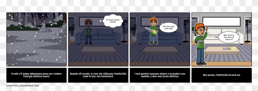 Interruzione Di Corrente - Cartoon Clipart