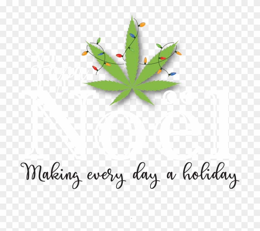Papa Noël - Cannabis Clipart