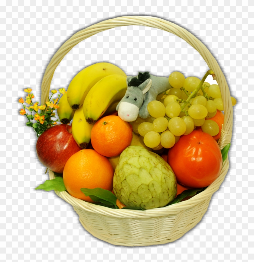Cesta Frutas Frescura - Frutas En Un Frutero Clipart
