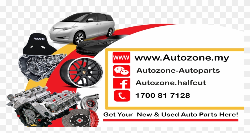Used & New Auto Parts Here , Png Download - Spare Part Kereta Meru Clipart