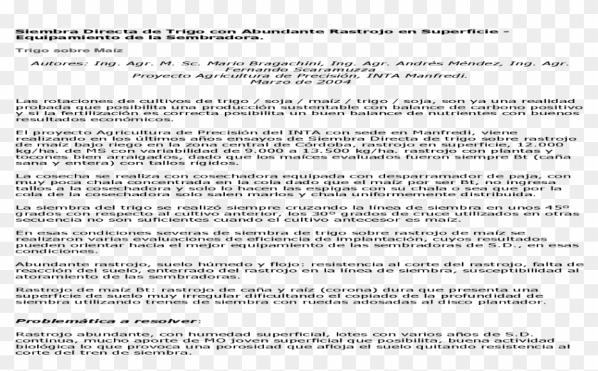 Siembra Directa De Trigo Con Abundante Rastrojo En - Sister Outsider Clipart #4247385