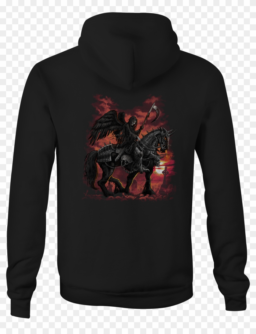 American Zip Up Hoodie Skeleton Warrior Hooded Sweatshirt - Hvac Hoodie Clipart #4247461