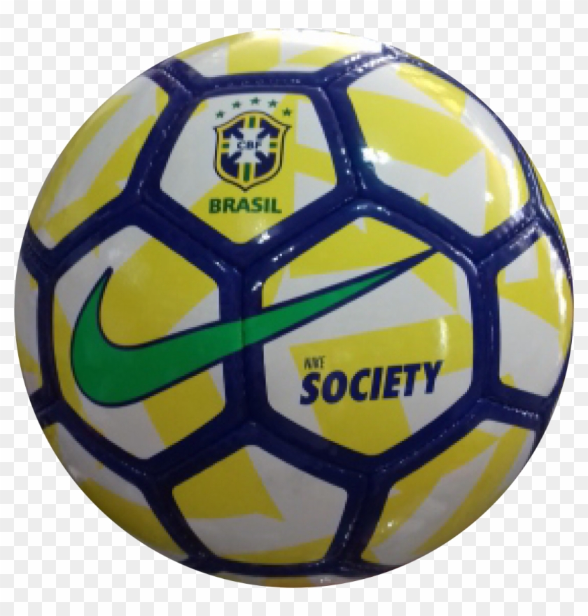 Bola De Futebol Nike Png - Bola Society Nike Brasil Clipart #4247647