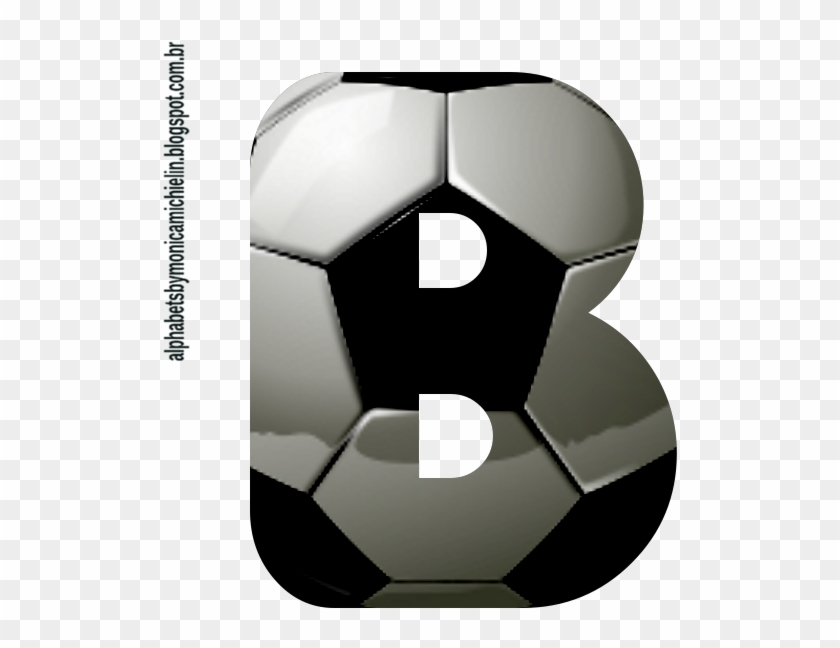 Alfabeto Bola De Futebol Em 3d Png Fundo Transparente - Alfabeto Bola De Futebol Clipart #4247722