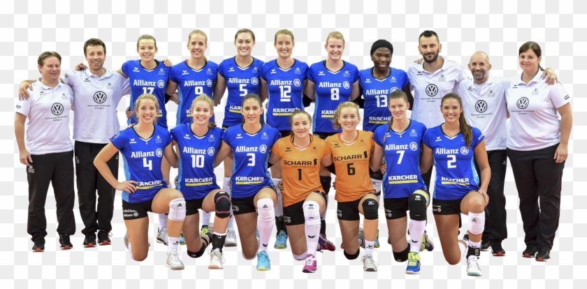 Bei Der Volleyball Abteilung Allianz Mtv Stuttgart - Mtv Stuttgart Volleyball Damen Clipart #4247824