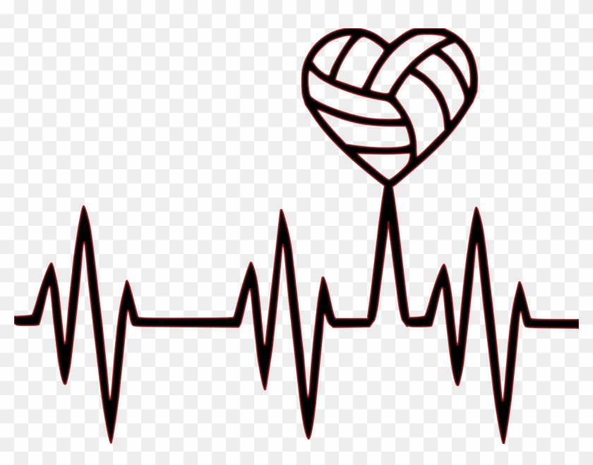 Amazin Tumbler Image Gallery For Cusyom Designs - Heart Rate Volleyball Clip Art - Png Download #4247994