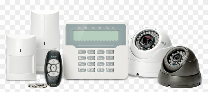 Sistema De Seguridad Inalámbrica Con Largo Alcance - Home Security Systems Png Clipart #4248022