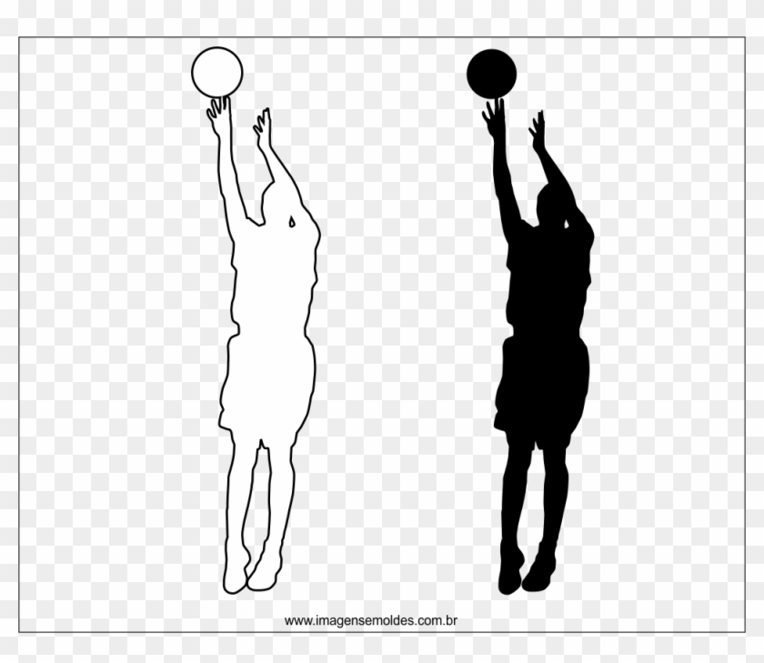 Molde De Jogador De Volei Para Eva Feltro E Artesanato - Do People Love Sports Clipart