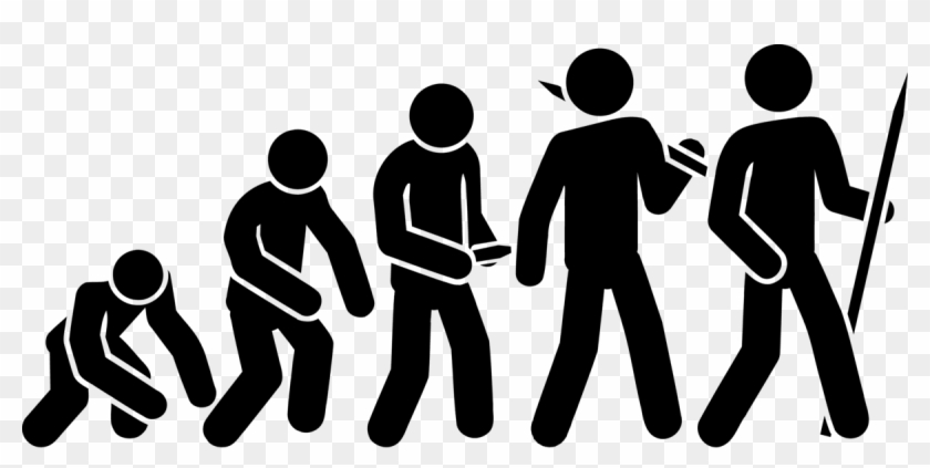 Evolution Transparent Background - Evolution With No Background Clipart