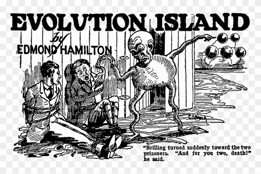 Original Title Art For Evolution Island - Cartoon Clipart