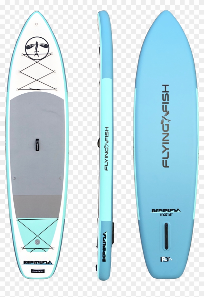 Flying Fish Bermuda Inflatable Sup - Surfboard Clipart #4248776