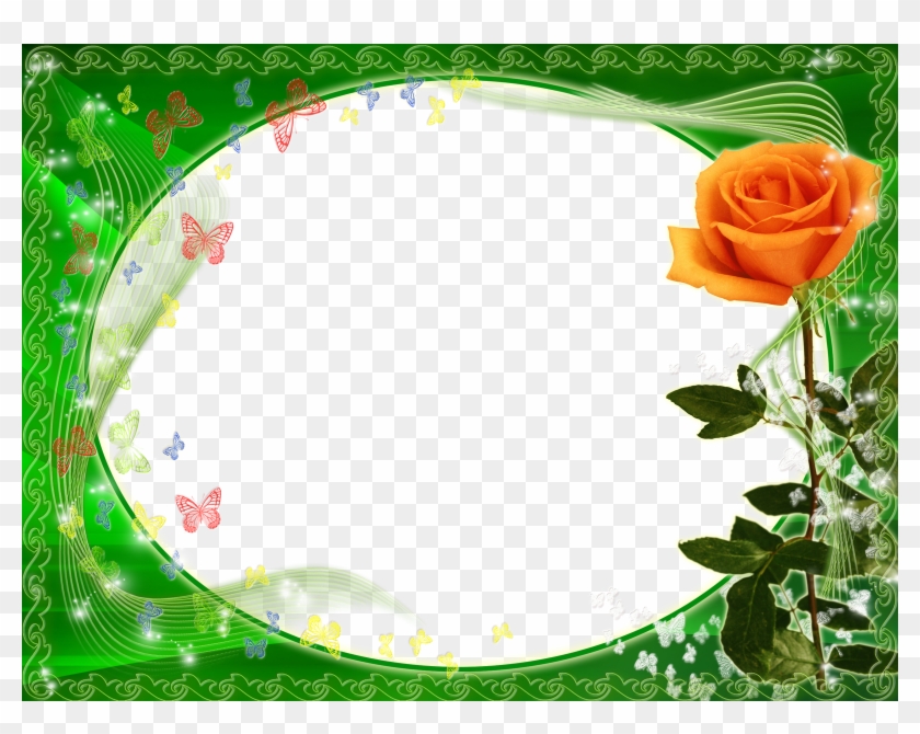 Molduras Lindas - Garden Roses Clipart #4249039