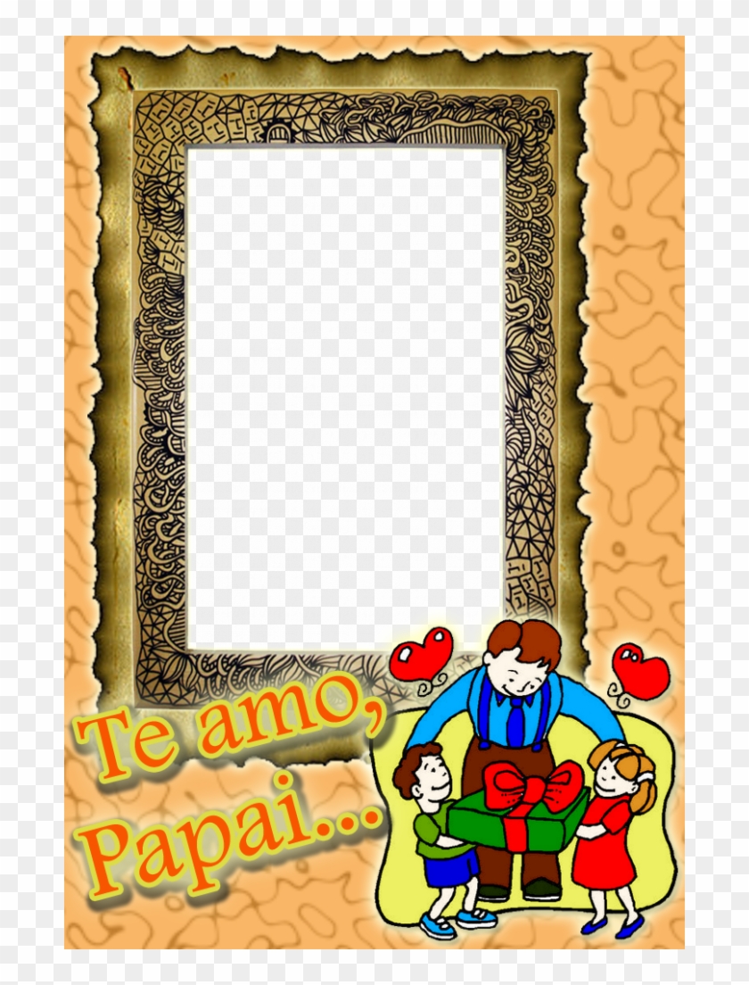 Para Ajudar Vocês Crianças A Fazer Algo Para Seu Pai, - Picture Frame Clipart