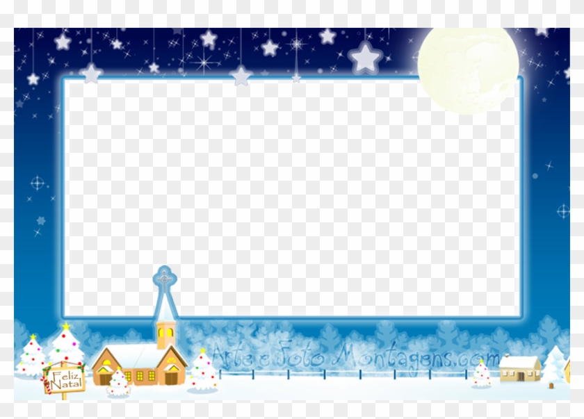 Molduras - Imagens De Natal Com Fundo De Natal Clipart