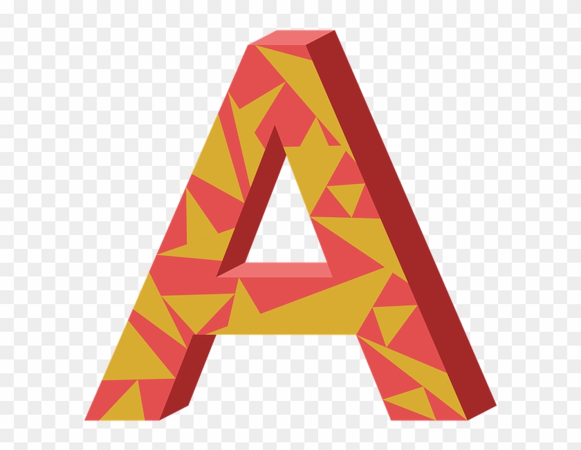 A Letter Png Image - Triangle Clipart