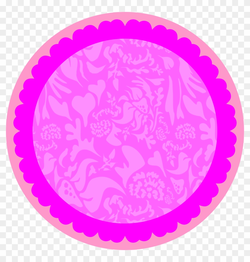 Circulo Rosa - Parche Remo Para Conga Clipart #4249776