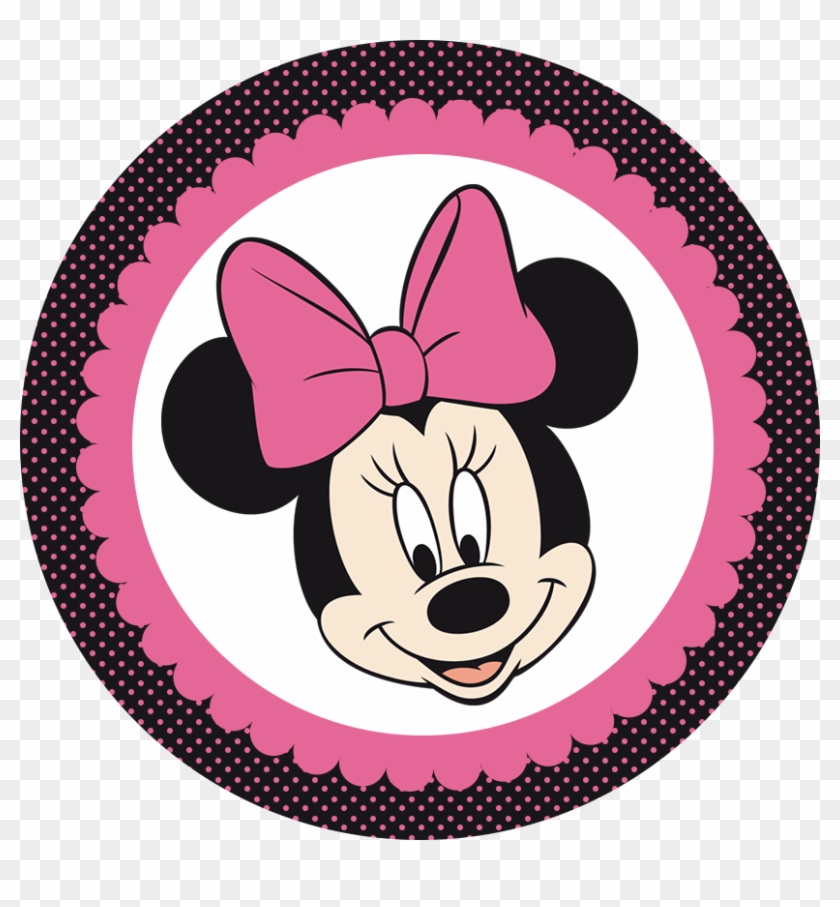 Thumb Image - Minnie Mouse Face Circle Clipart #4249844