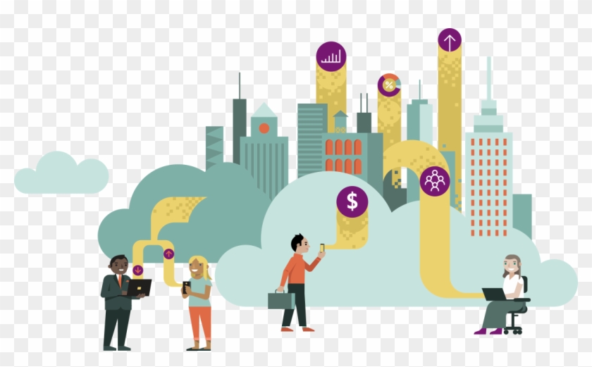 Banking Evolved - Banking Illustration Png Clipart