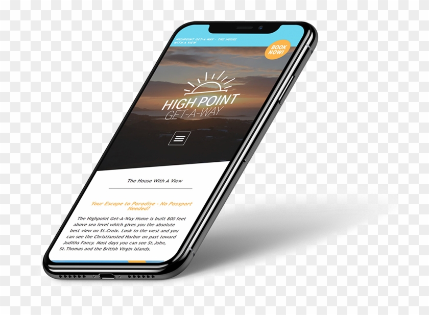 Angle Phone Mockup2 Crop U557082 - Iphone Clipart #4249994