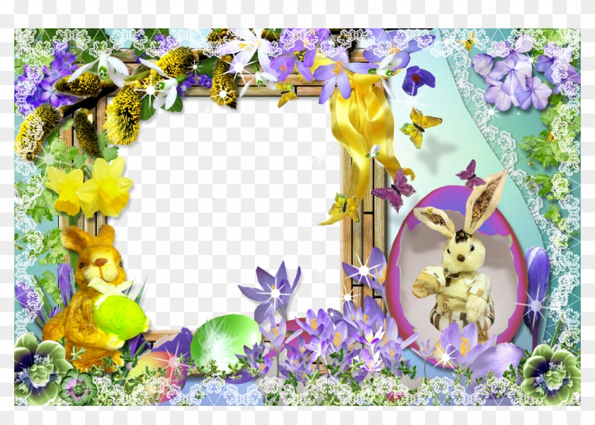 Frames Png Pascoa - Fundo Transparente Png De Pascoa Clipart #4249996