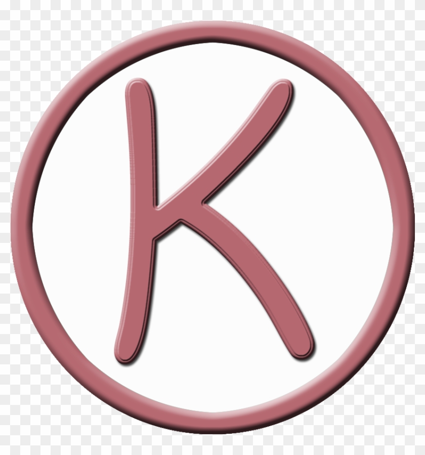 En Un Círculo Rosa - Circulos Con Letras Para Imprimir Clipart