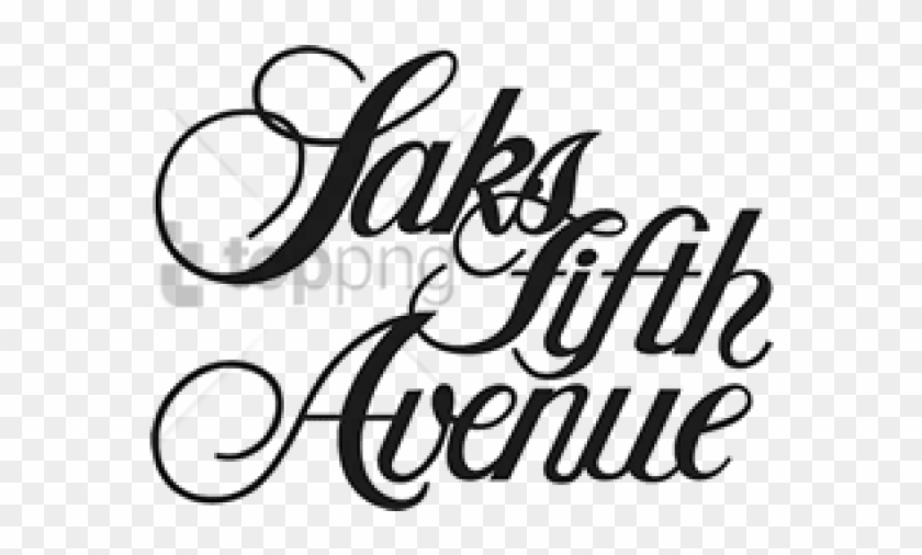 Free Png Saks Png Image With Transparent Background - Saks Fifth Avenue Logo Vector Clipart #4250421