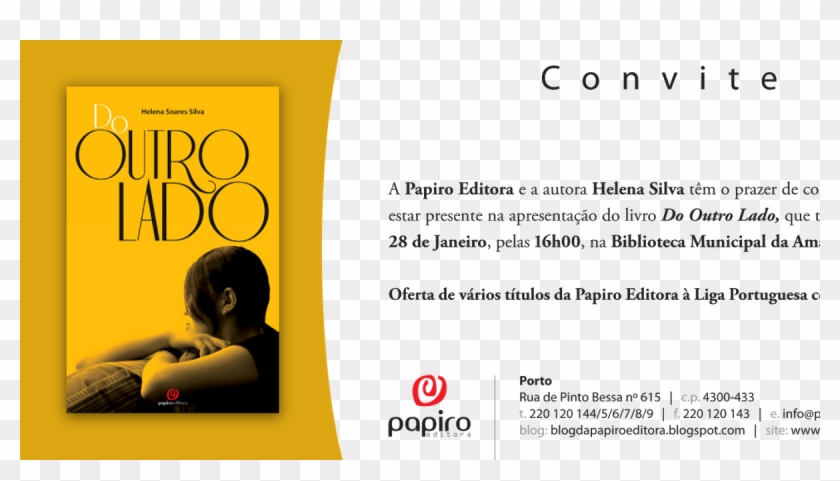 [papiro Editora] Convite Para Apresentação Da Obra - Editoras De Livros Clipart #4250681